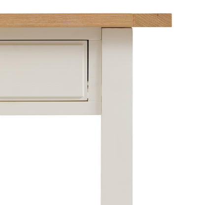 Eton 2 Drawer Console White 1400x380x800mm – White
