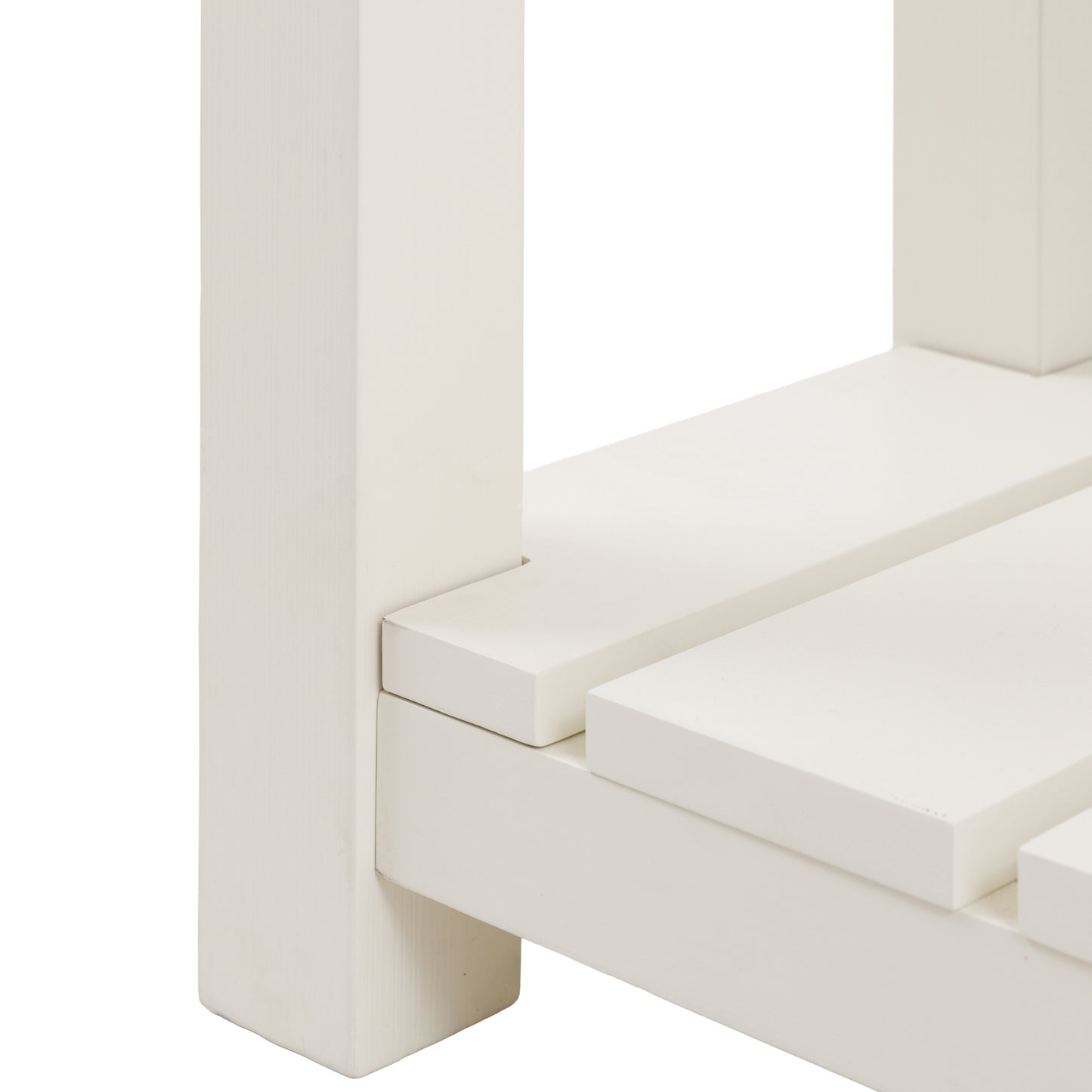 Eton 2 Drawer Console White 1400x380x800mm – White