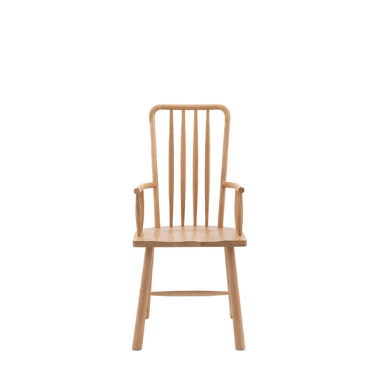 Wycombe Carver Dining Chair – Light Wood