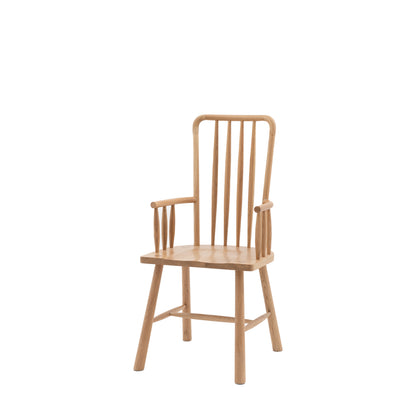Wycombe Carver Dining Chair – Light Wood