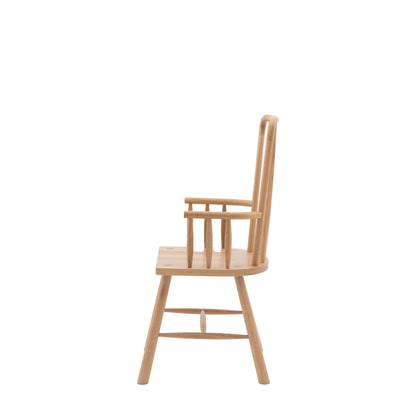 Wycombe Carver Dining Chair – Light Wood