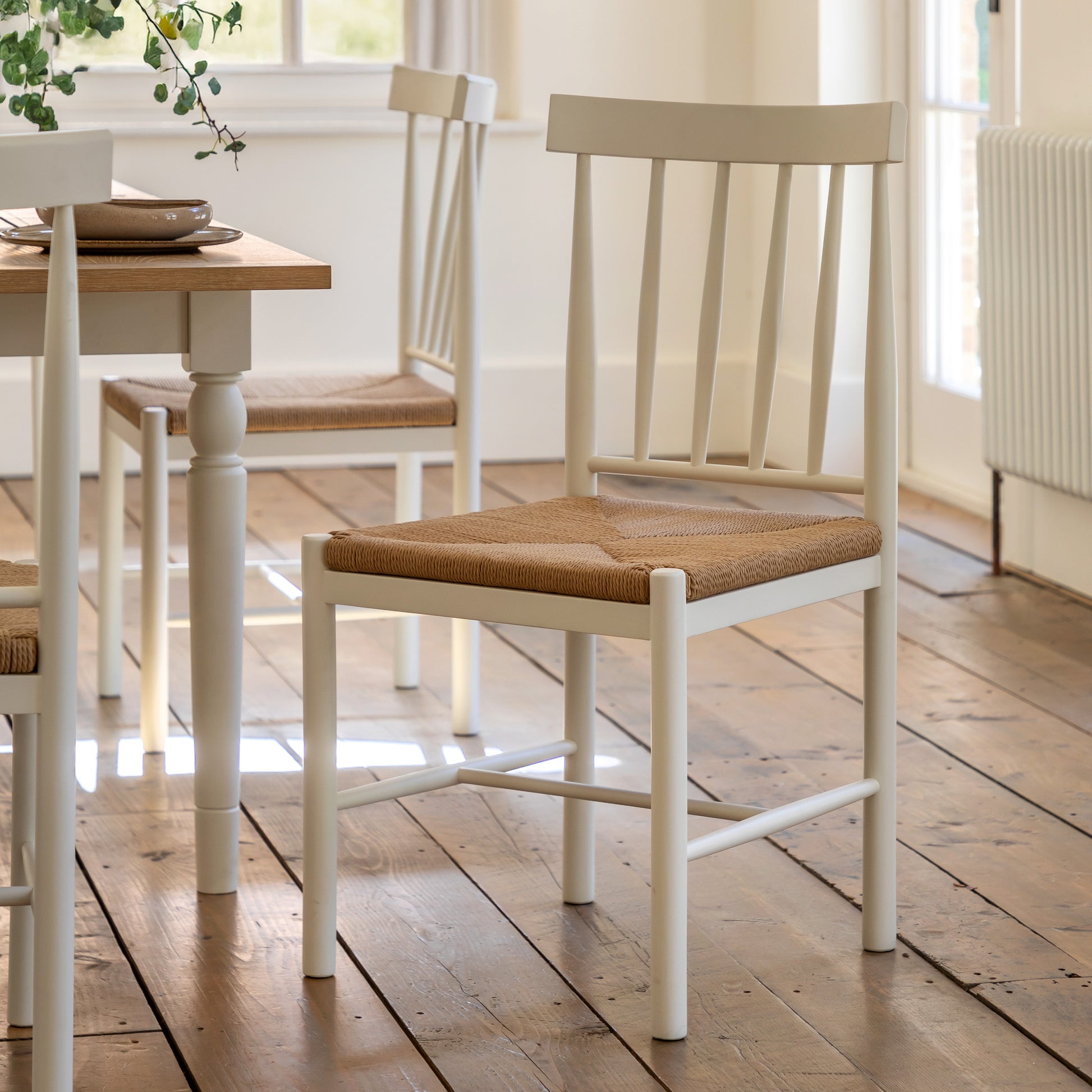 Eton Dining Chair White – White