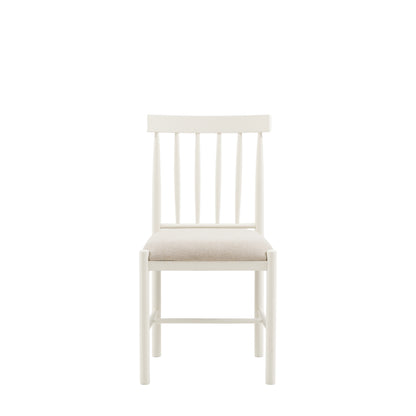 Eton Uph Dining Chair White – White