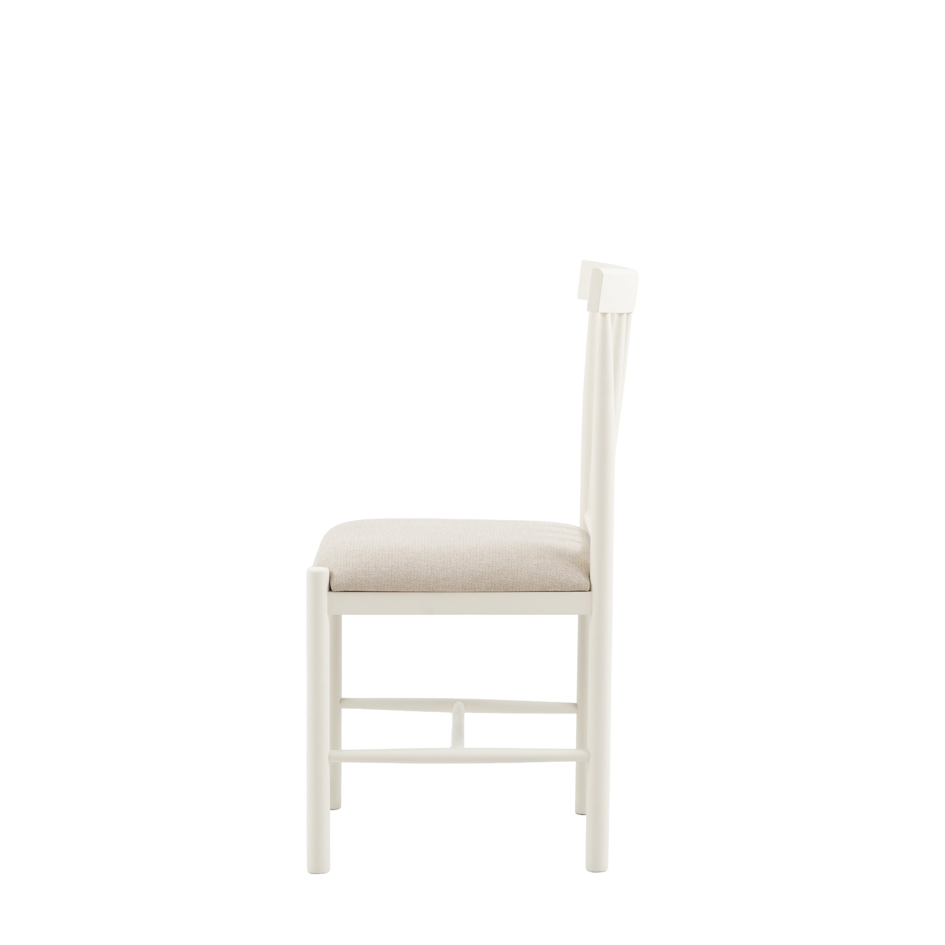 Eton Uph Dining Chair White – White