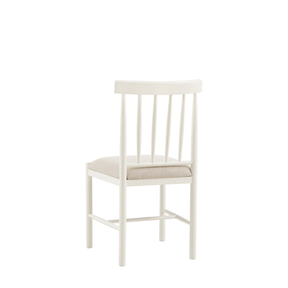 Eton Uph Dining Chair White – White