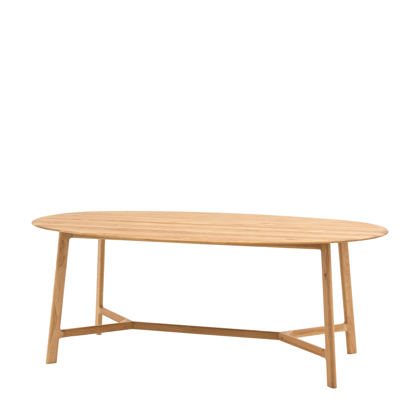 Madrid Oval Dining Table – Light Wood