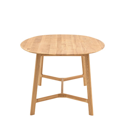 Madrid Oval Dining Table – Light Wood