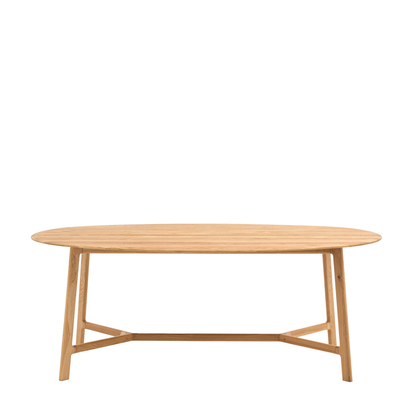 Madrid Oval Dining Table – Light Wood