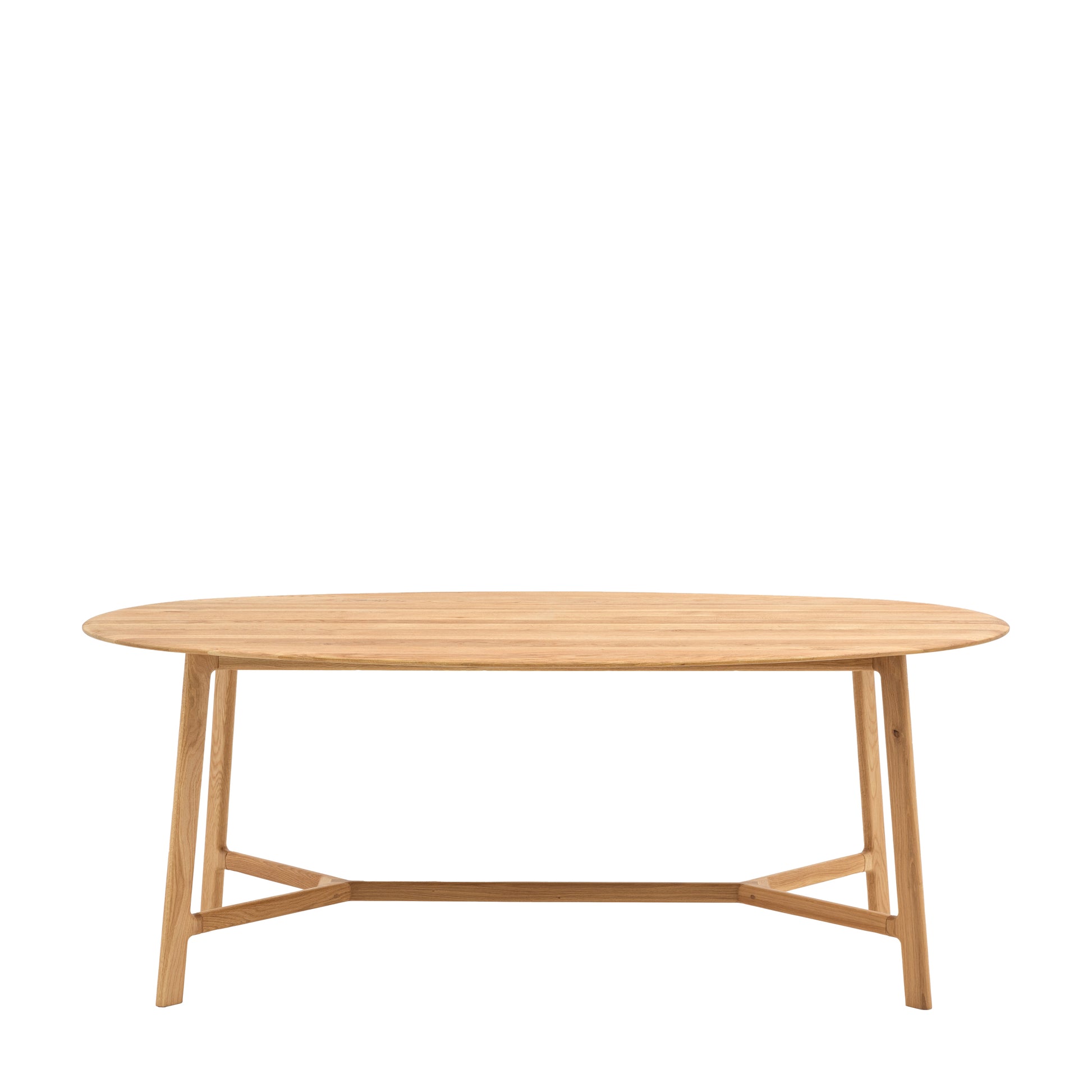 Madrid Oval Dining Table – Light Wood