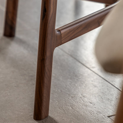 Madrid Oval Dining Table Walnut – Dark Wood