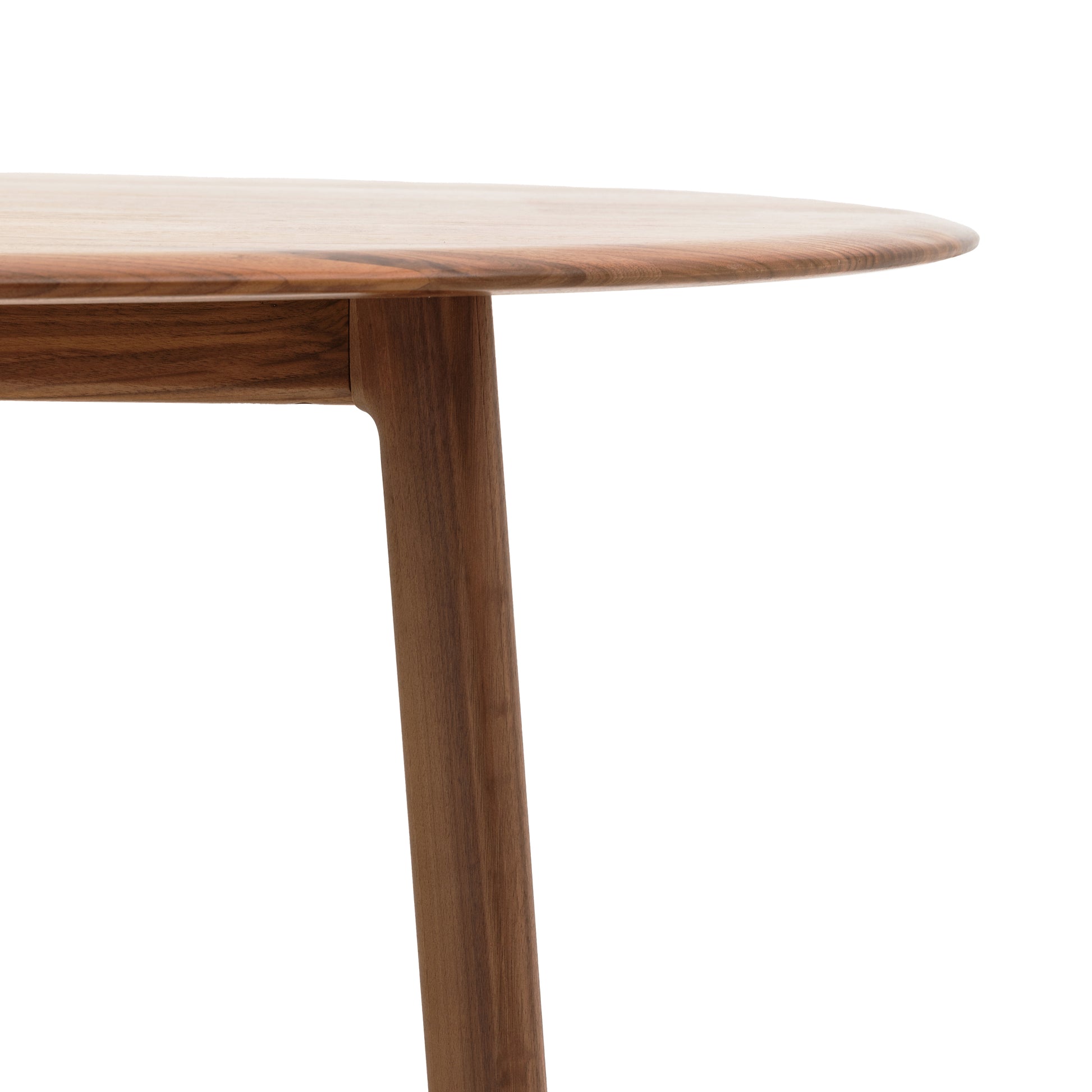 Madrid Oval Dining Table Walnut – Dark Wood