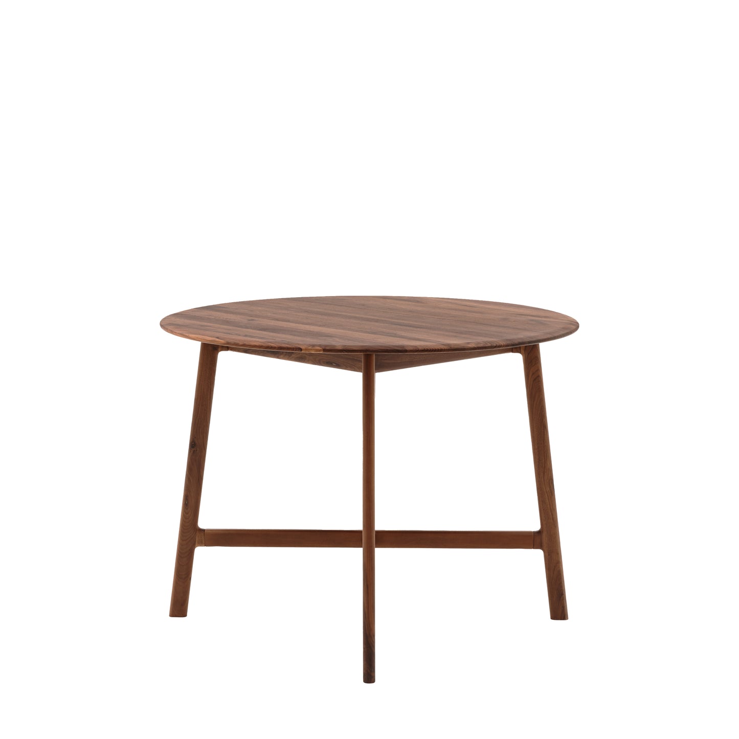 Madrid Round Dining Table Walnut – Dark Wood
