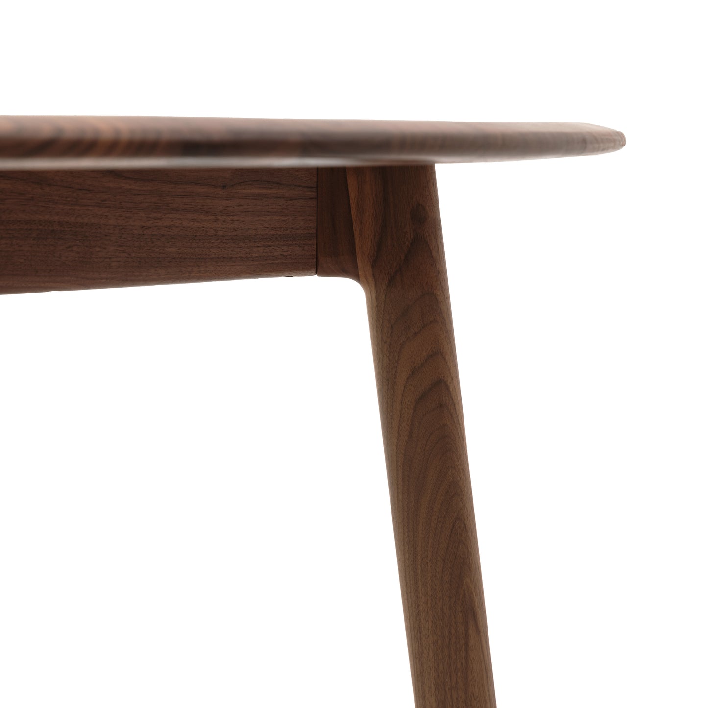 Madrid Round Dining Table Walnut – Dark Wood