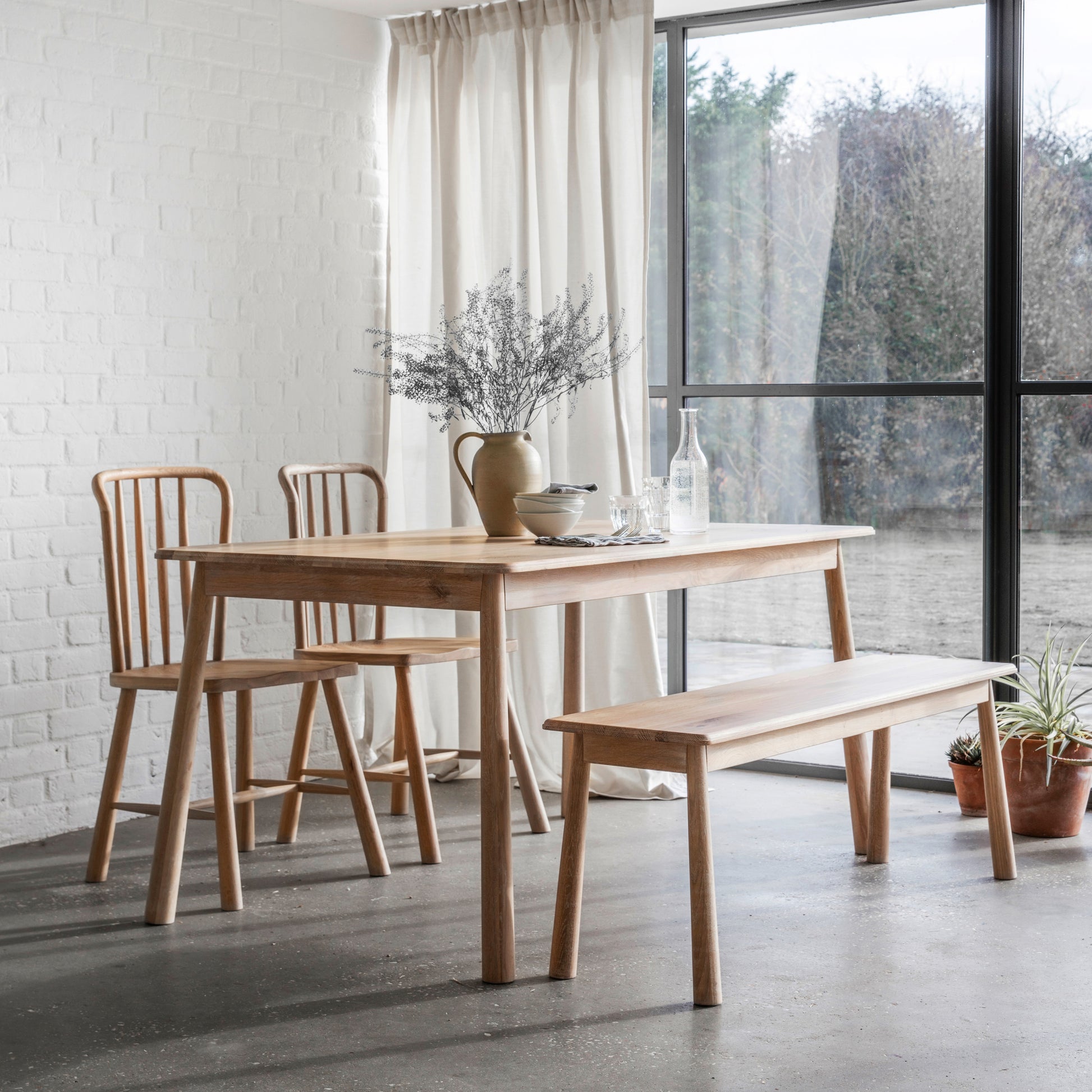 Wycombe Dining Table – Light Wood