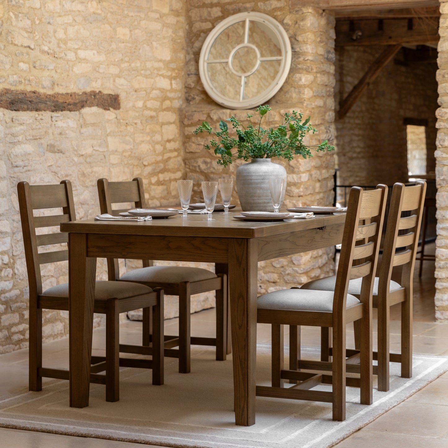 Hardwick Ext Dining Table 1600/2100x900x790mm – Light Wood