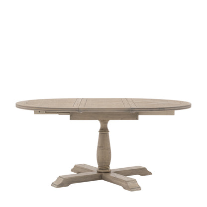 Rustique Round Ext Dining Table 1650x1200x750mm – Natural