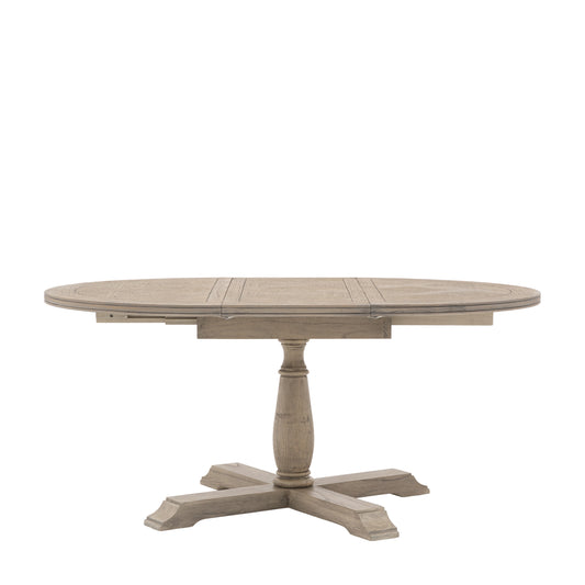 Rustique Round Ext Dining Table 1650x1200x750mm – Natural