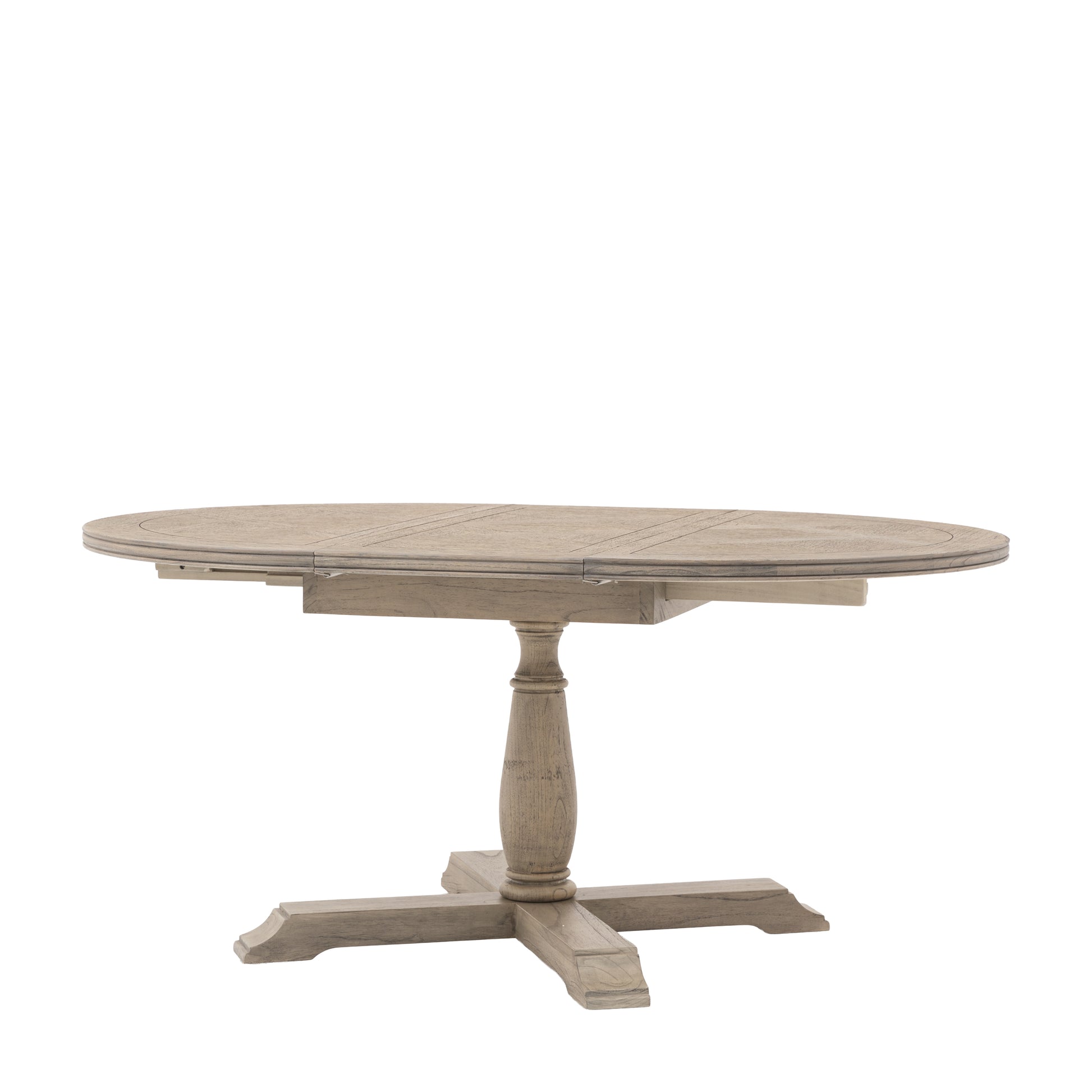 Rustique Round Ext Dining Table 1650x1200x750mm – Natural