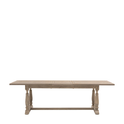 Rustique Extending Dining Table 2500x1000x750mm – Natural