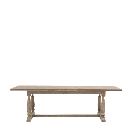 Rustique Extending Dining Table 2500x1000x750mm – Natural