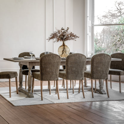 Rustique Extending Dining Table 2500x1000x750mm – Natural