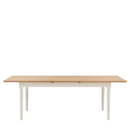 Eton Ext Dining Table White – White