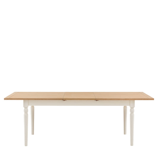 Eton Ext Dining Table White – White