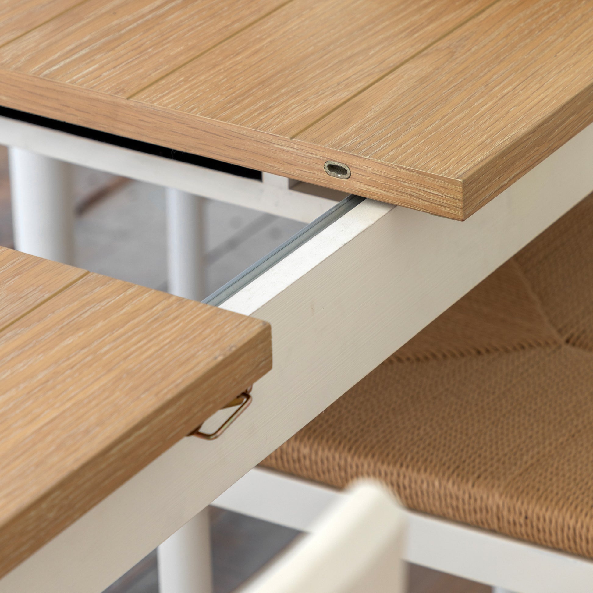 Eton Ext Dining Table White – White