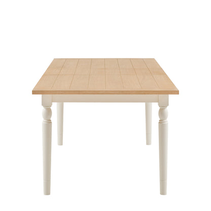 Eton Ext Dining Table White – White