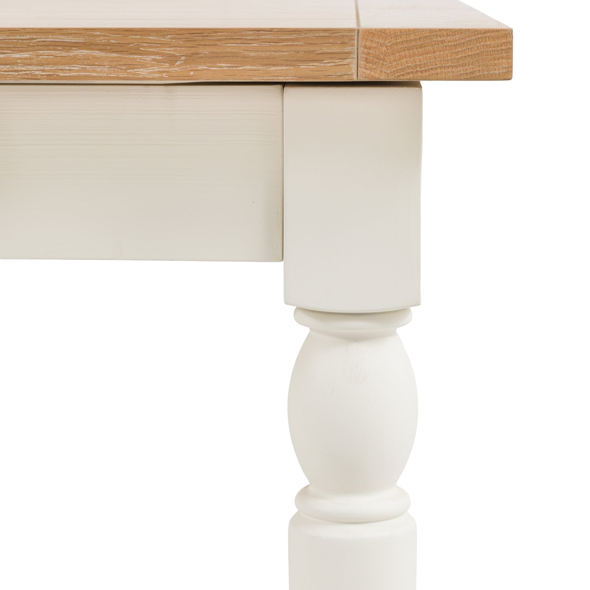 Eton Ext Dining Table White – White