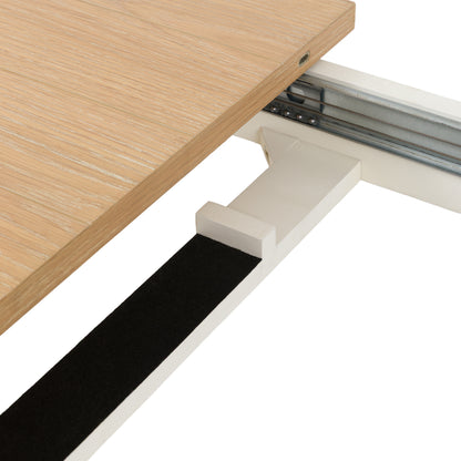 Eton Ext Dining Table White – White