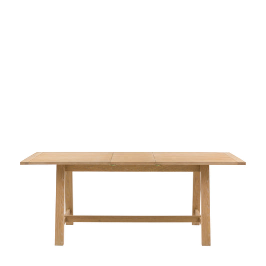 Eton Ext Trestle Dining Table Nat – Natural