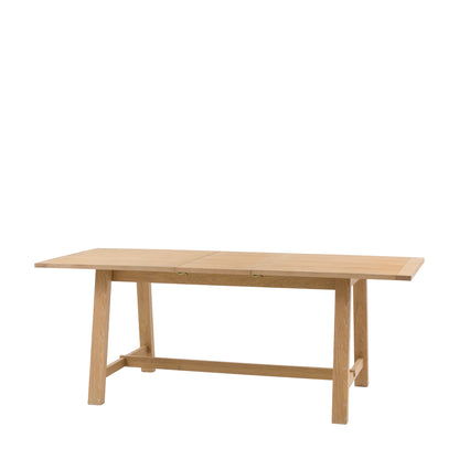 Eton Ext Trestle Dining Table Nat – Natural