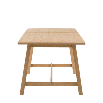 Eton Ext Trestle Dining Table Nat – Natural
