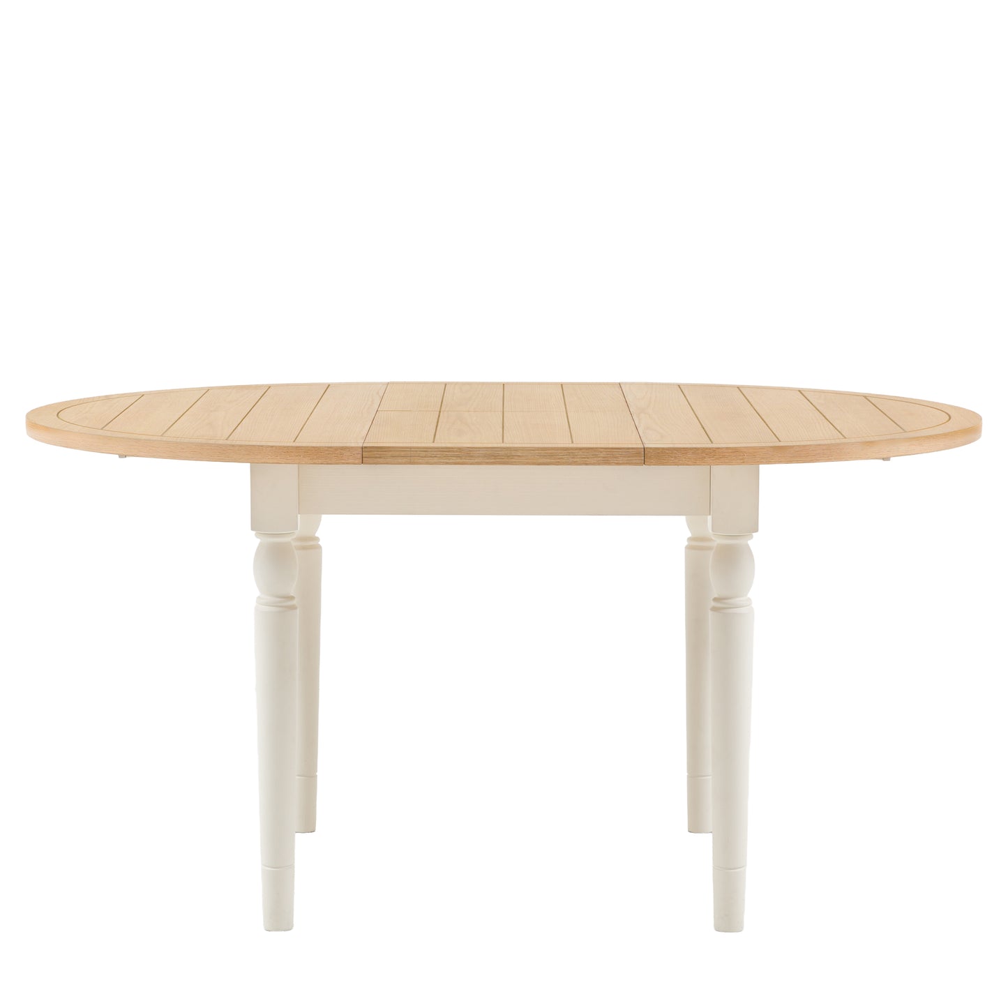 Eton Round Ext Dning Table White – White