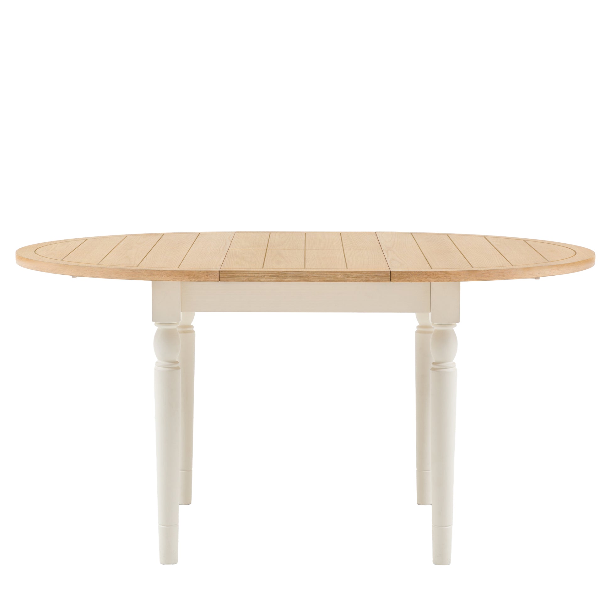 Eton Round Ext Dning Table White – White