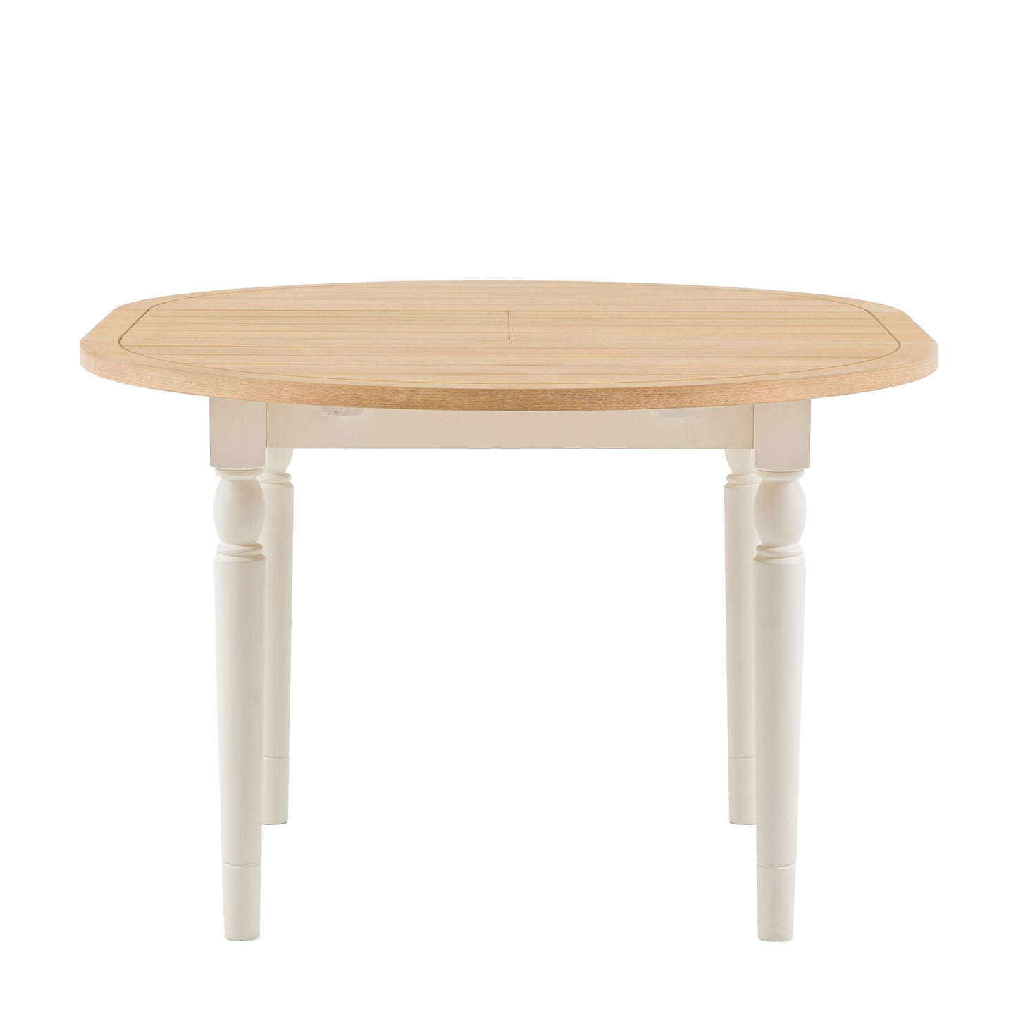 Eton Round Ext Dning Table White – White