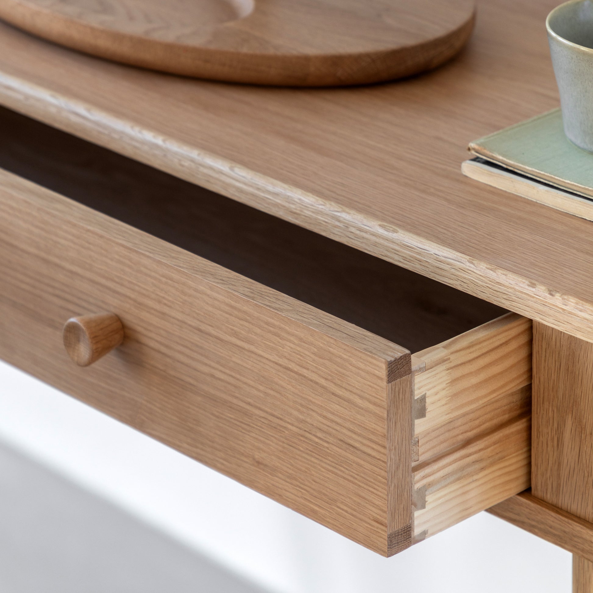 Wycombe Dressing Table with Drawer – Light Wood