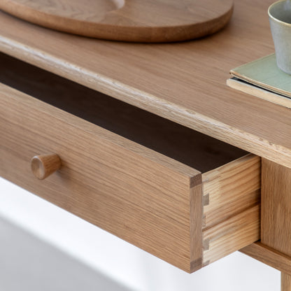 Wycombe Dressing Table with Drawer – Light Wood