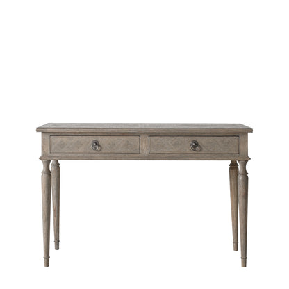 Rustique Dressing Table – Natural Mindy Ash – 2 Drawers