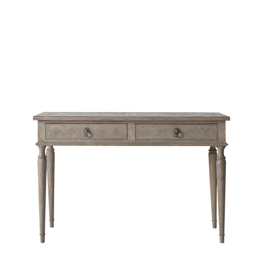 Rustique Dressing Table – Natural Mindy Ash – 2 Drawers