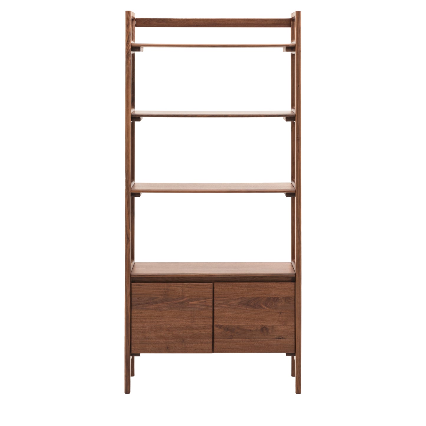 Madrid Open Display Walnut – Dark Wood