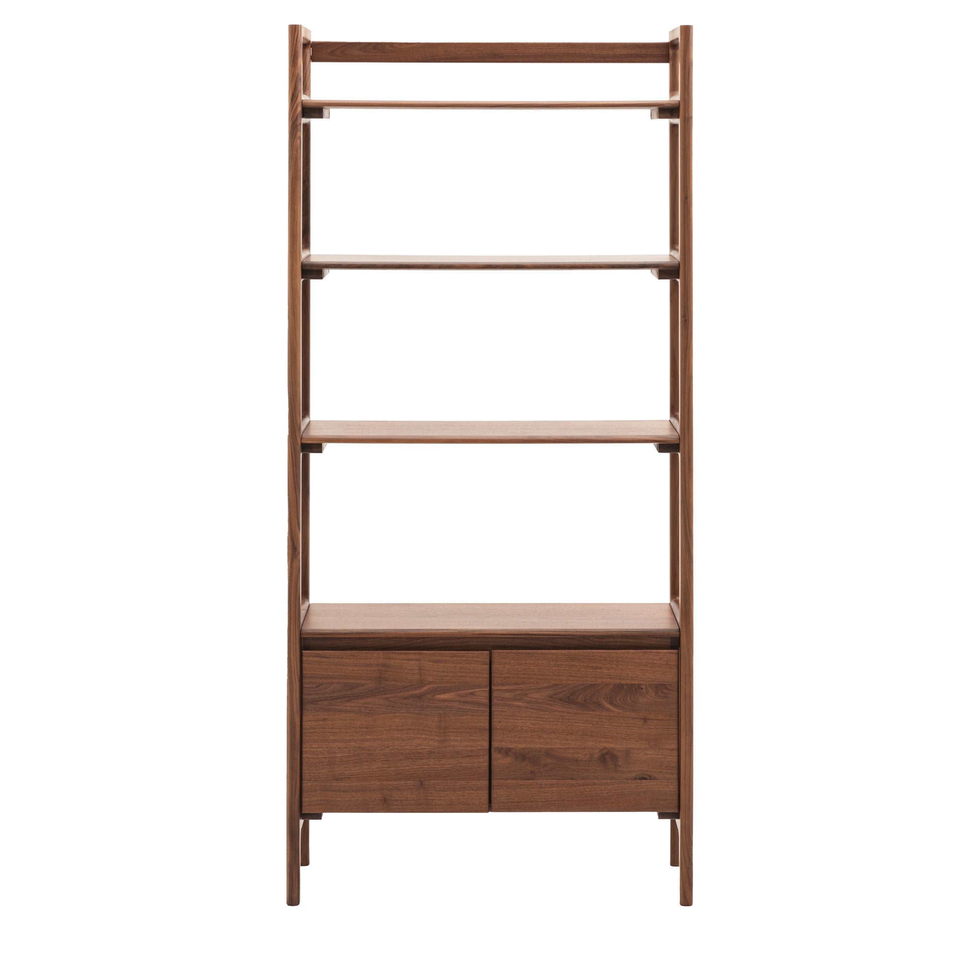 Madrid Open Display Walnut – Dark Wood