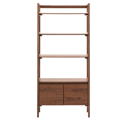 Madrid Open Display Walnut – Dark Wood