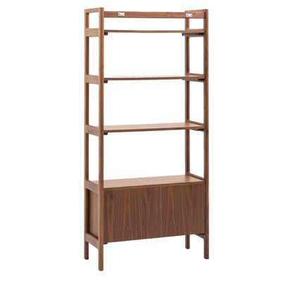 Madrid Open Display Walnut – Dark Wood