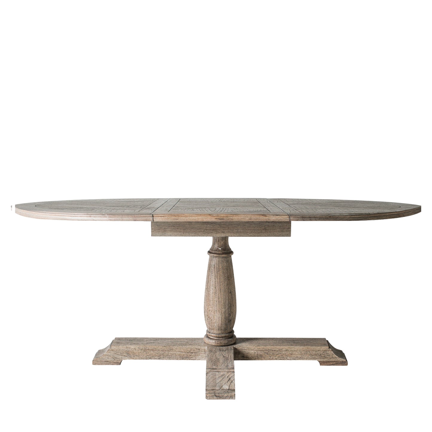 Rustique Round Ext Dining Table 1650x1200x750mm – Natural