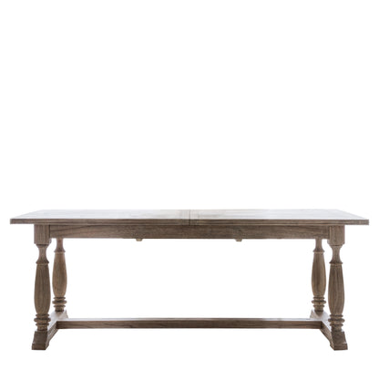 Rustique Extending Dining Table 2500x1000x750mm – Natural