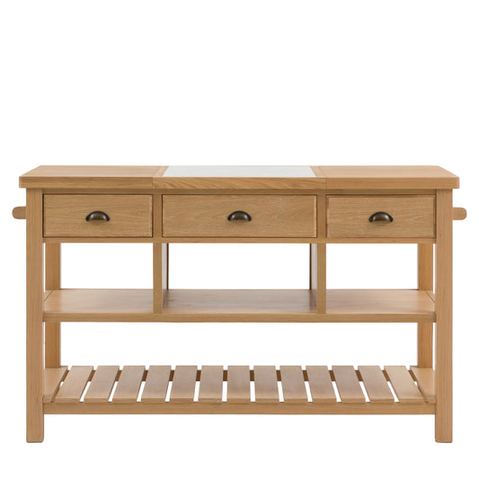 Eton Kitchen Island Natural – Natural