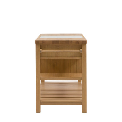 Eton Kitchen Island Natural – Natural