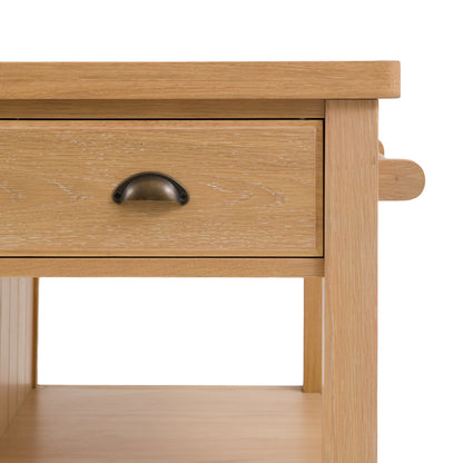 Eton Kitchen Island Natural – Natural